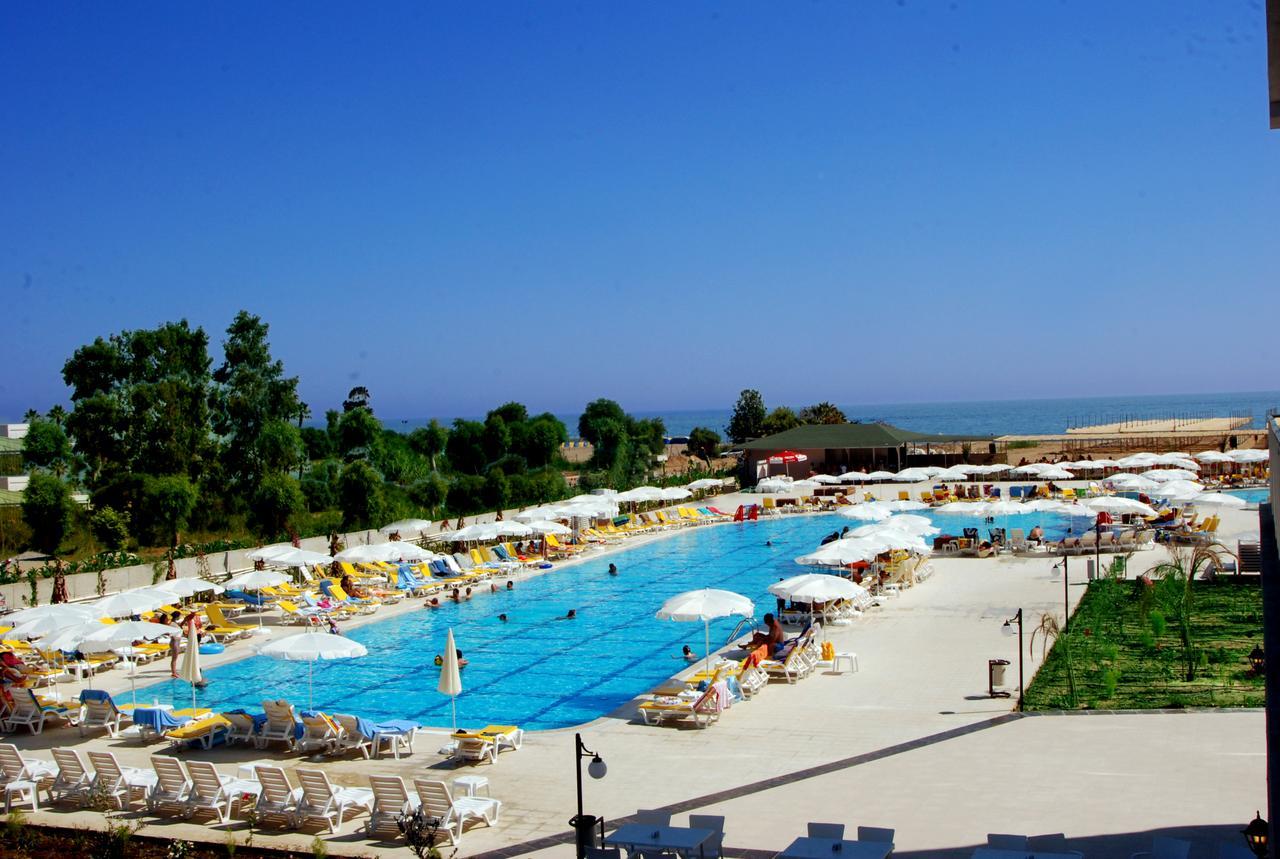 Hedef Beach Resort Hotel Alanya Exteriör bild