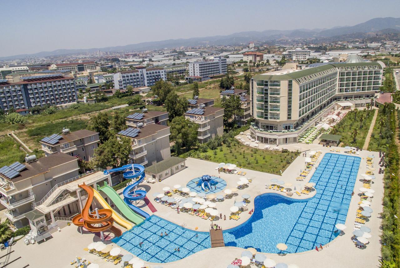 Hedef Beach Resort Hotel Alanya Exteriör bild