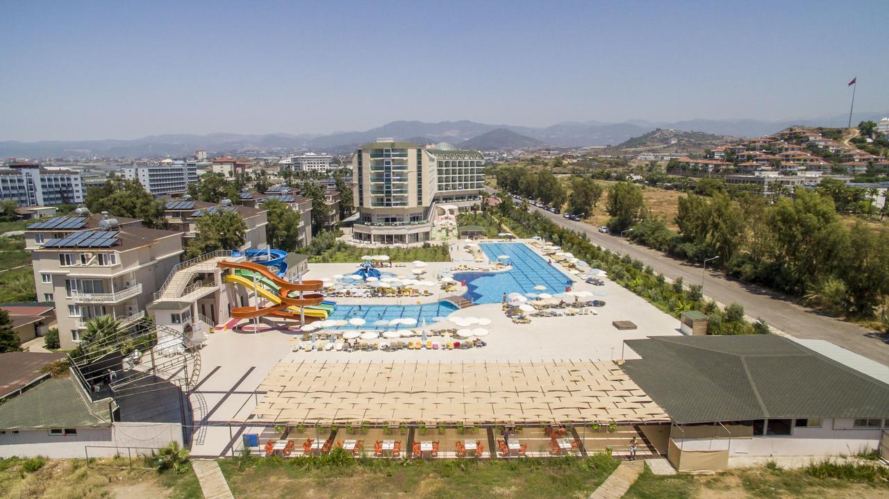 Hedef Beach Resort Hotel Alanya Exteriör bild