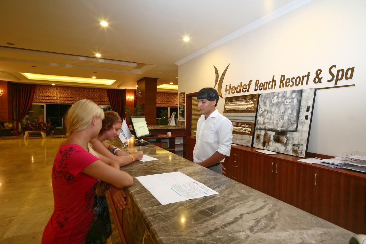 Hedef Beach Resort Hotel Alanya Exteriör bild